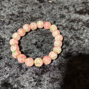 Pink Beaded Bracelet
